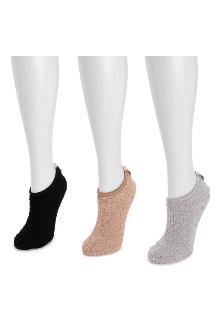 Ballerina Cozy Socks with Grippers, 3 Pair Pack, Alternate, color, Neutrals