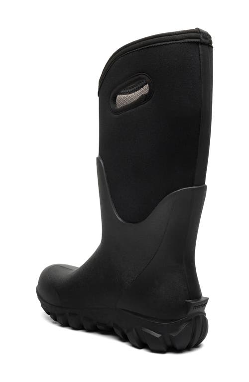 Bogs Neo Classic Tall Wide Calf 72561w-001 Black Snow Boots Zap849 In Black