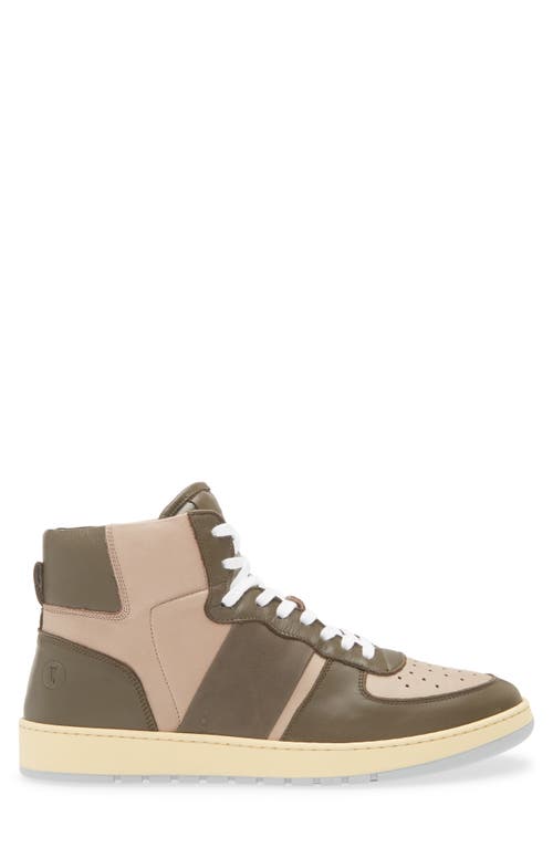 Collegium Pillar Destroyer High Top Sneaker In Green
