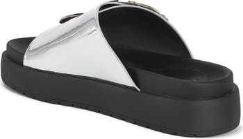 Chantaye Metallic Slide Sandal
