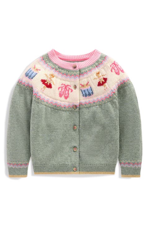 Kids' Edie Fair Isle Cardigan
