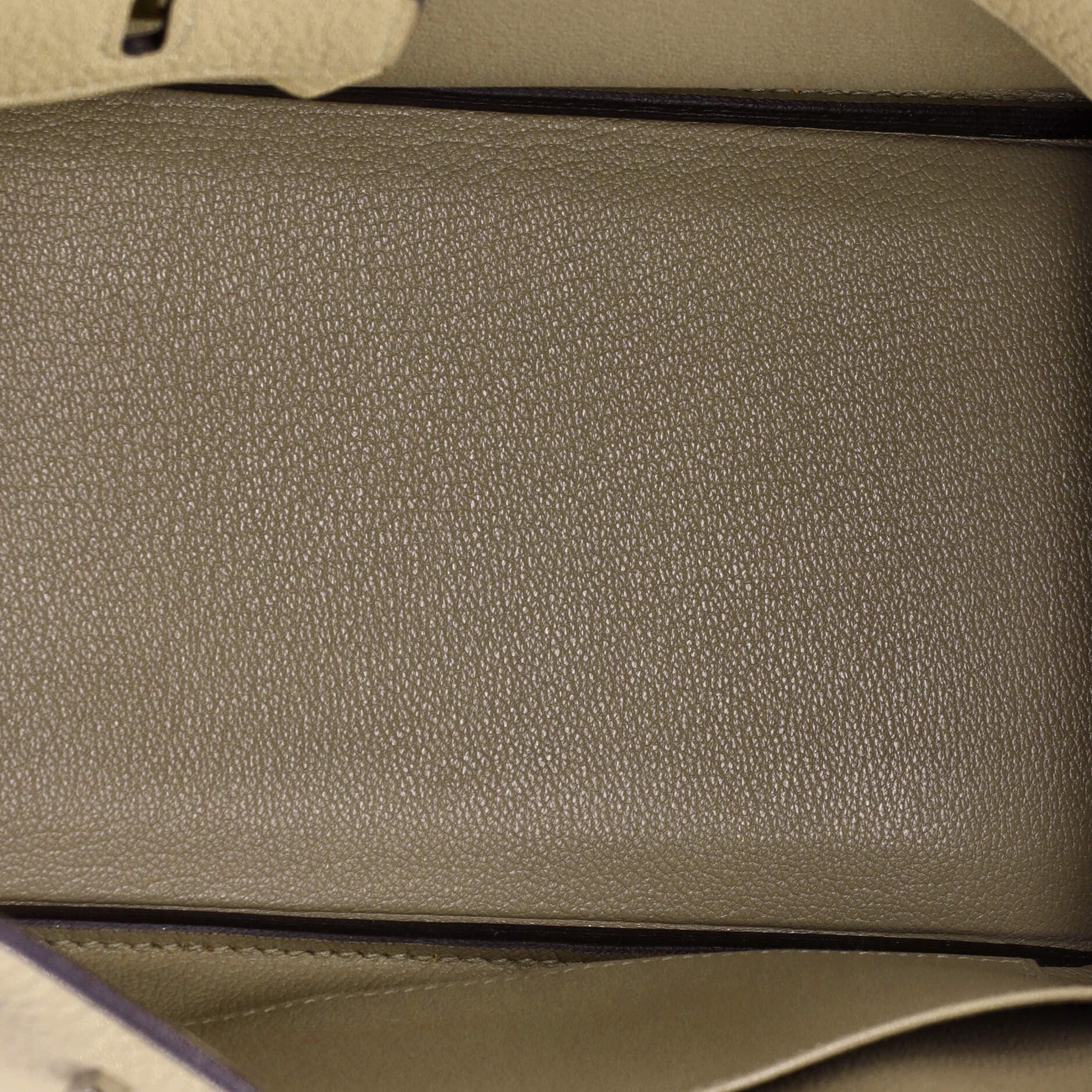 Pre-Owned Hermes Birkin Handbag Light Togo with Palladium Hardware 25, Alternate, color, Beige Marfa