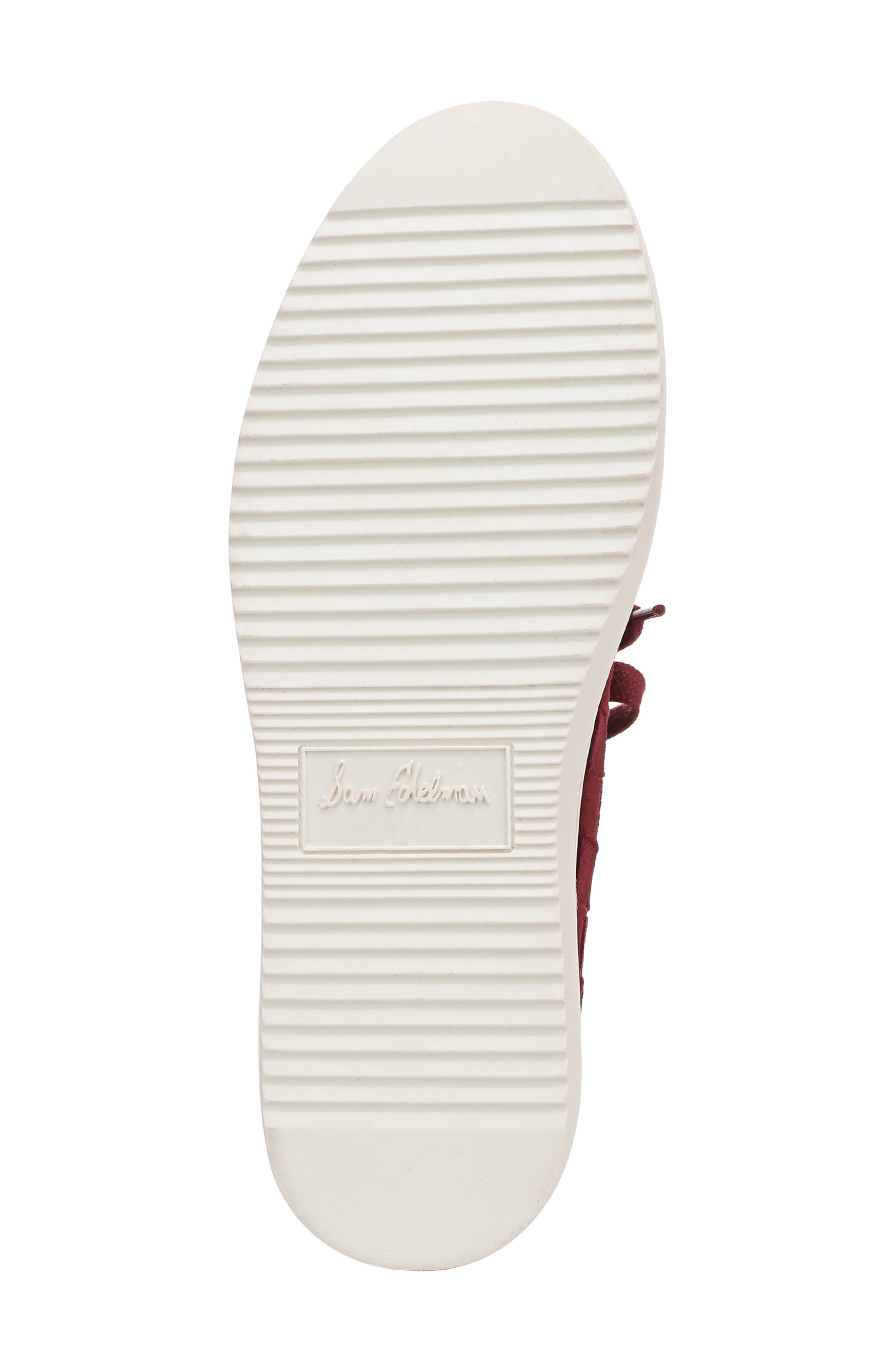 Poppy Woven Sneaker, Alternate, color, FRENCH MERLOT