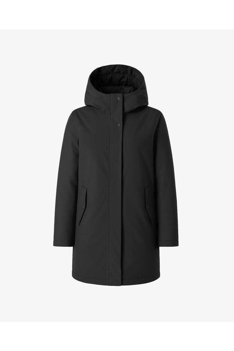 HEIDI | Hooded Down Winter Jacket, Main, color, Black