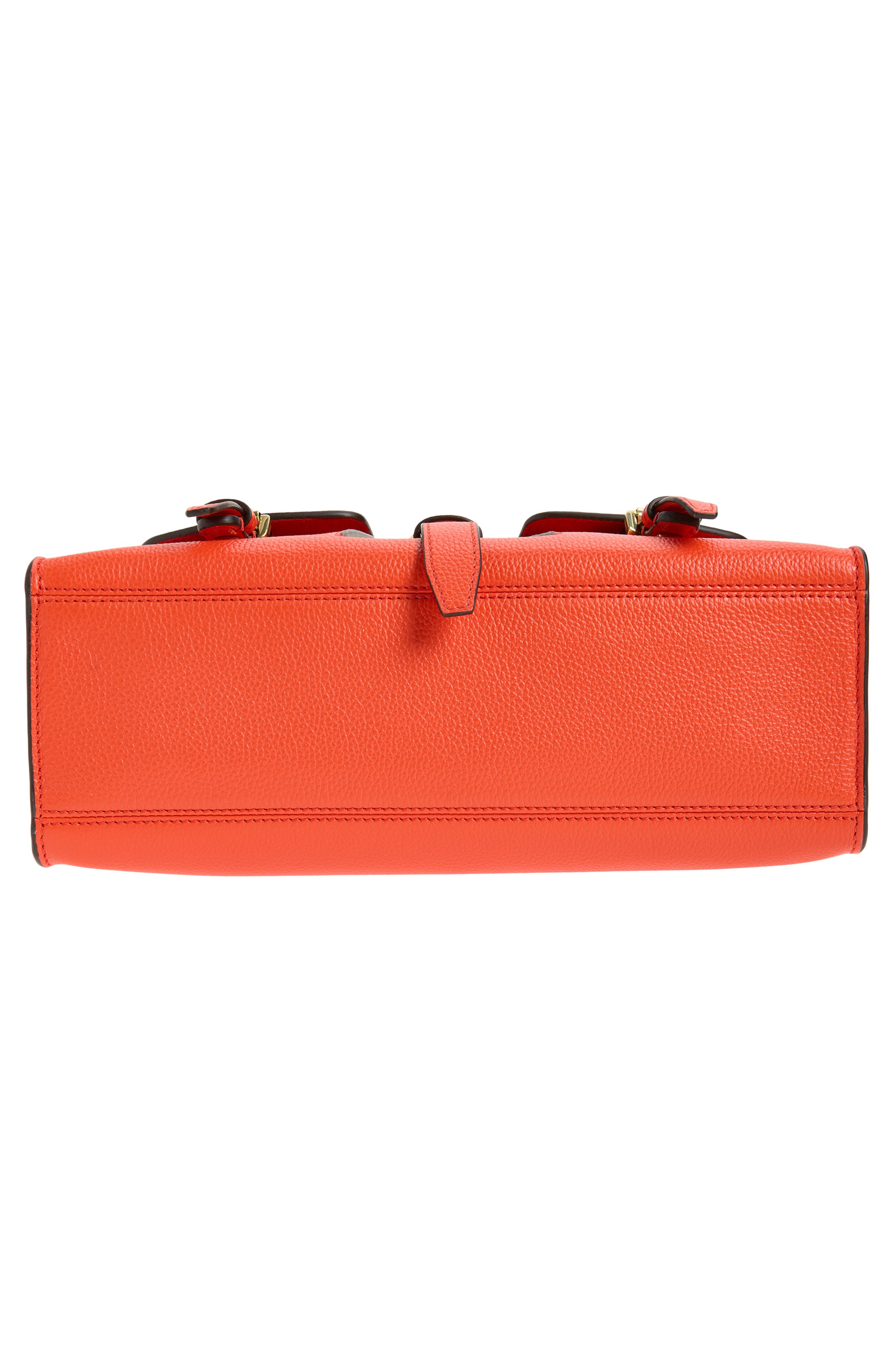 Mulberry Small Roxanne Leather Crossbody Bag, Alternate, color, Coral Orange
