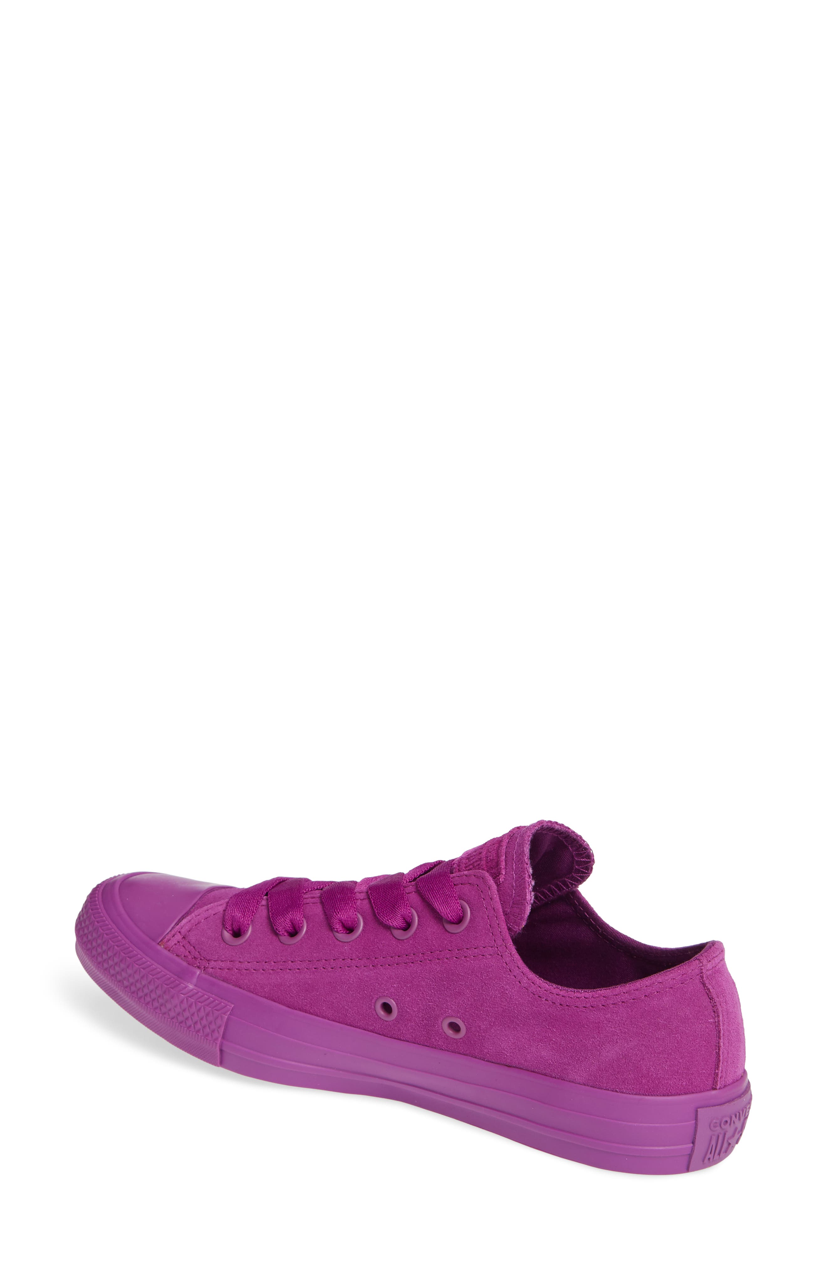 Chuck Taylor® All Star® Ox Sneaker, Alternate, color, ICON VIOLET SUEDE