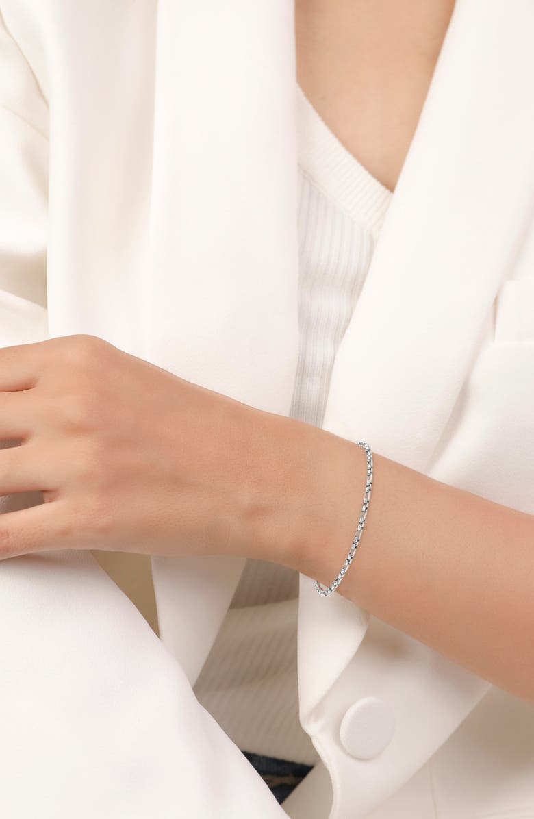 Crislu Layer Up Box Chain Bracelet, Alternate, color, 