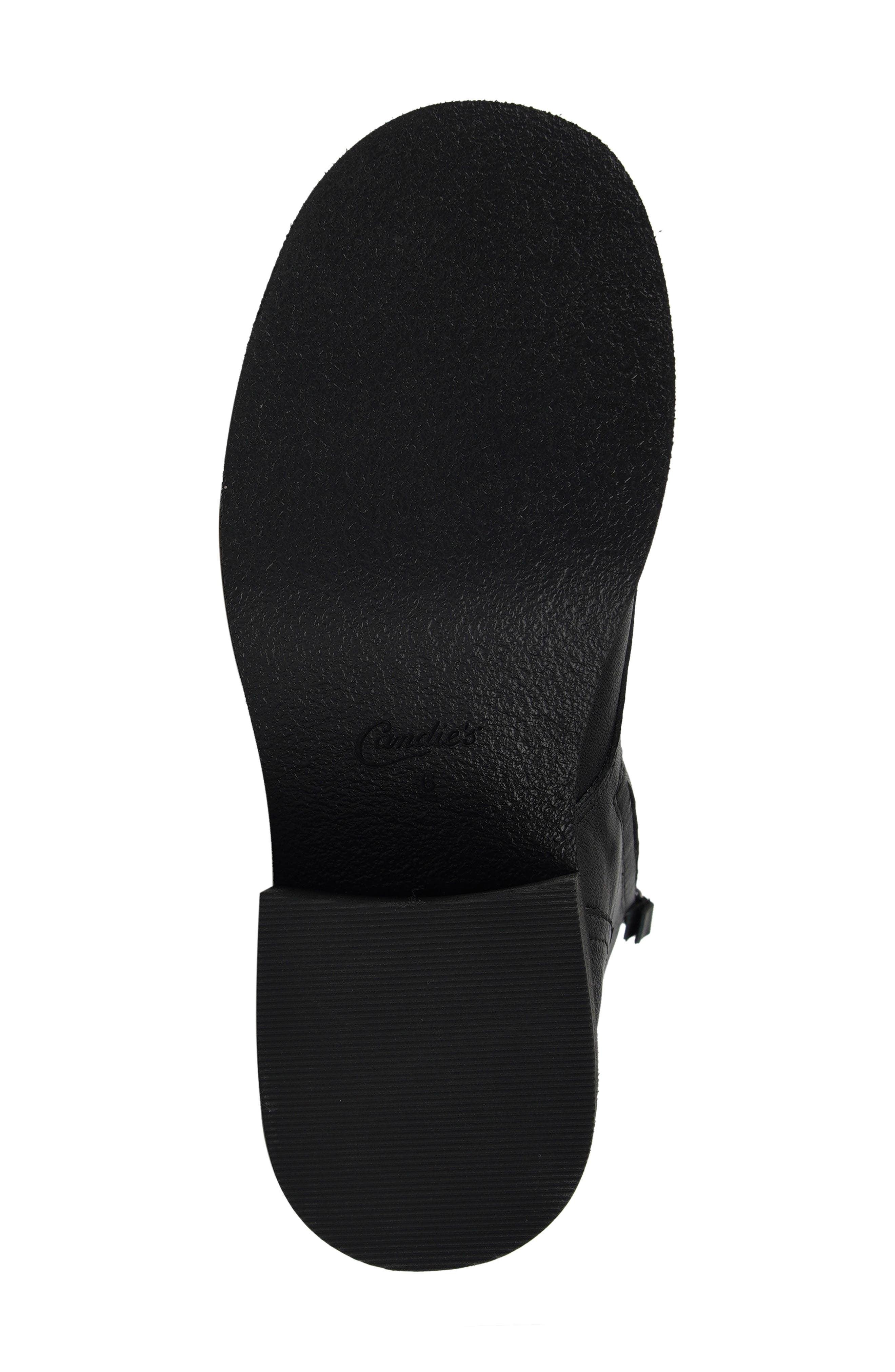 Candie's Lace-Up Boot, Alternate, color, Black