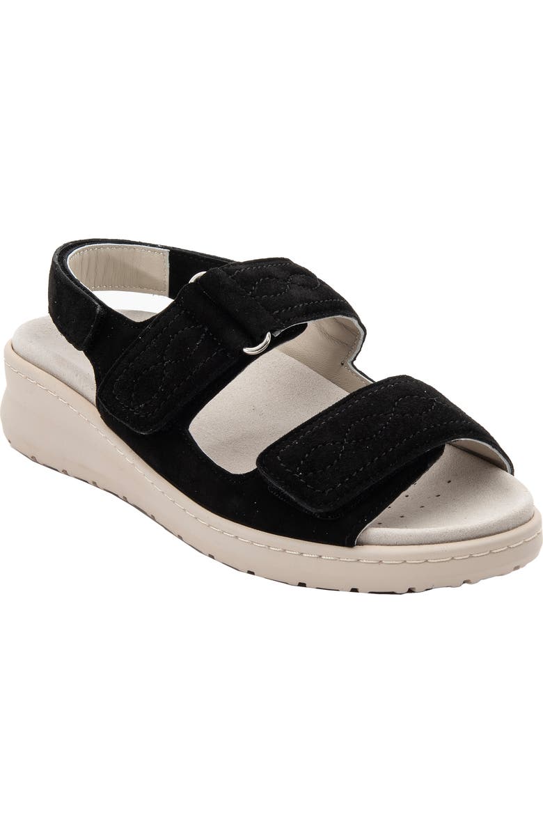 David Tate Key Comfort Slingback Sandal, Main, color, Black