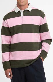 Barbour Broome Stripe Cotton Rugby Shirt