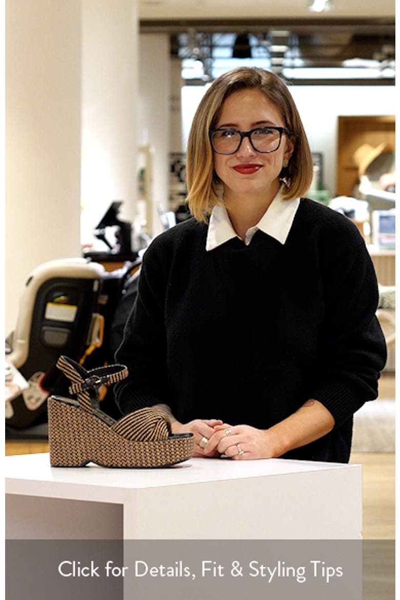 Joanne Ankle Strap Platform Wedge Sandal video