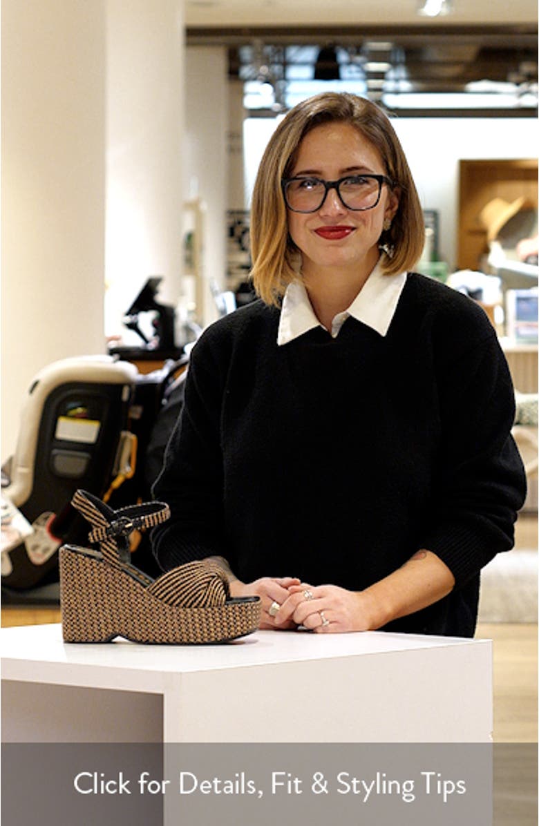 Joanne Ankle Strap Platform Wedge Sandal, sales video thumbnail