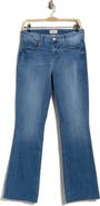 L'AGENCE Sneeki Mid Rise Raw Hem Straight Leg Jeans