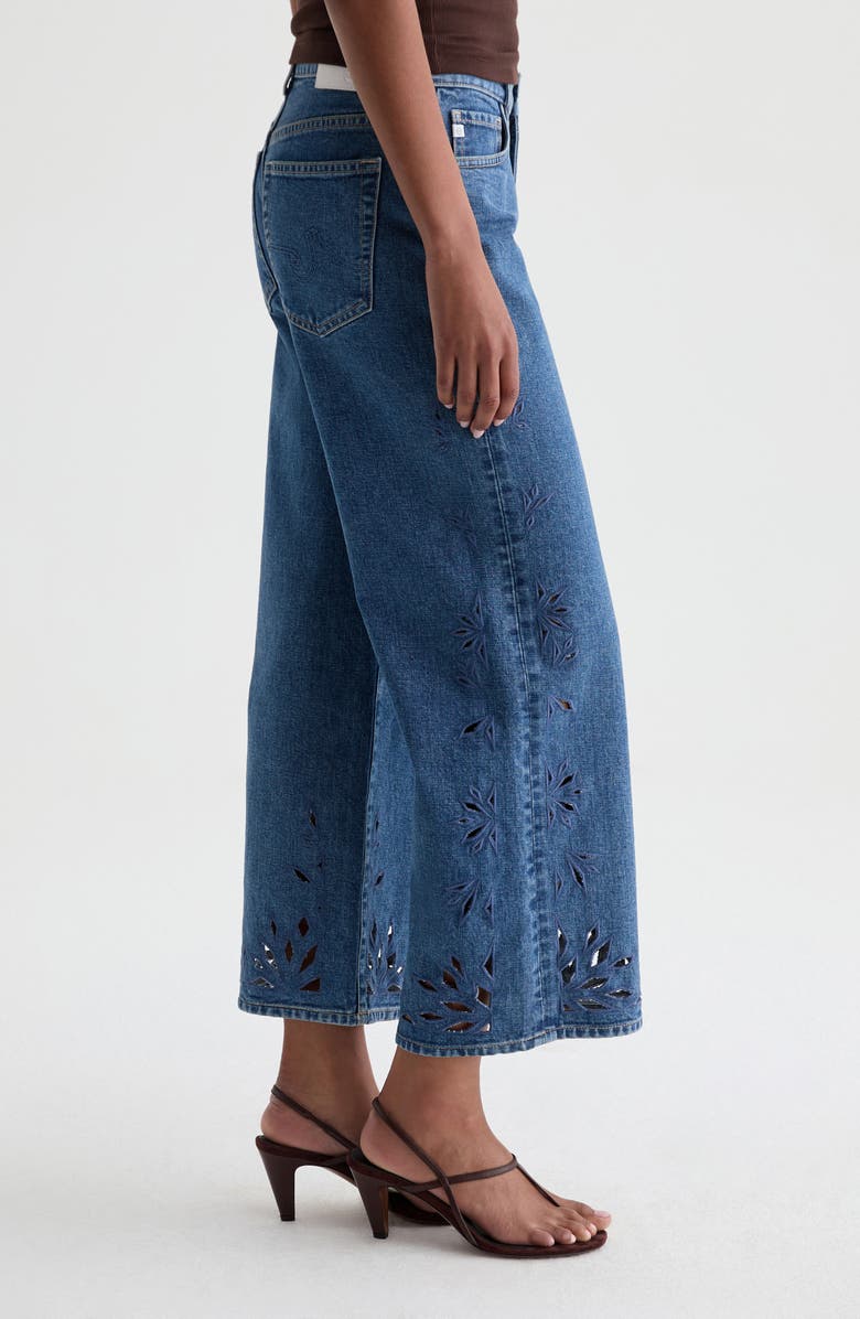 AG Saige Wide Leg Crop Jeans, Alternate, color,