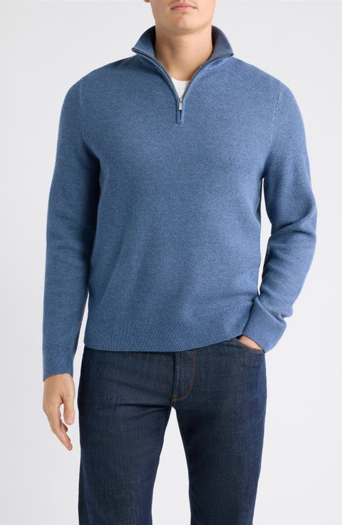 Cotton & Wool Jacquard Pullover