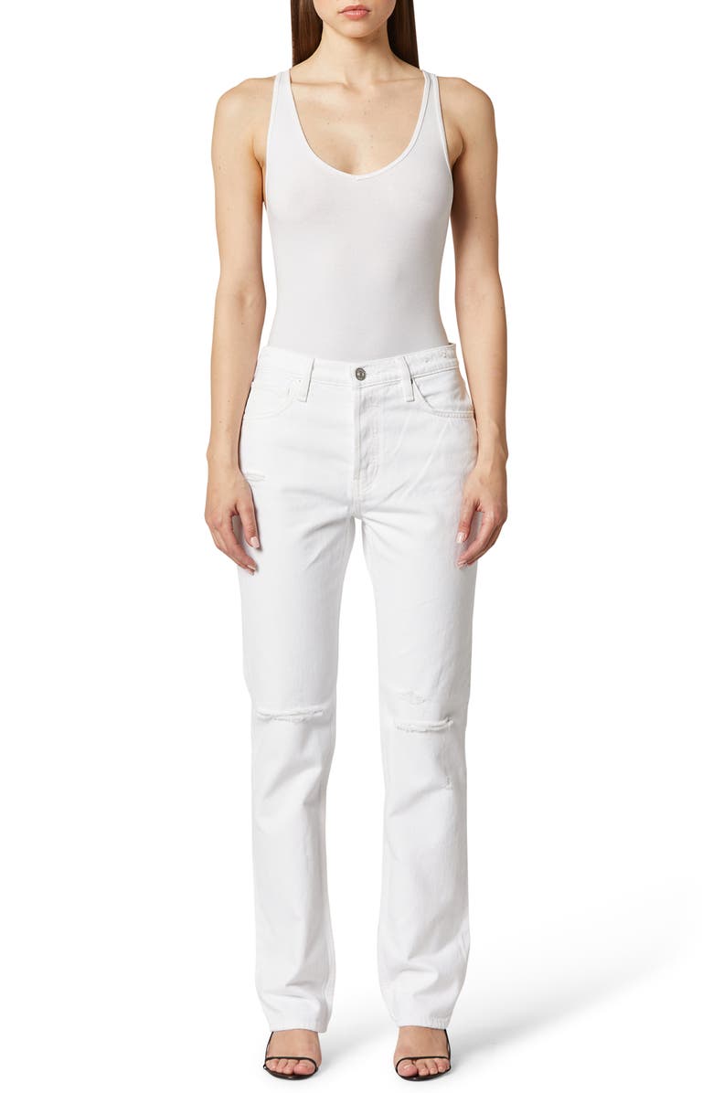 Hudson Jeans Thalia Ripped High Waist Loose Fit Jeans, Alternate, color,