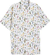 Tommy Bahama Coastal Ease Shake & Sip IslandZone® Short Sleeve Button-Up Shirt
