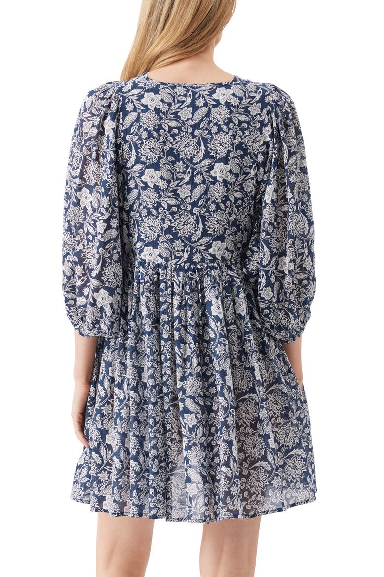 Cali Nursing Dress, Alternate, color, Ink / White