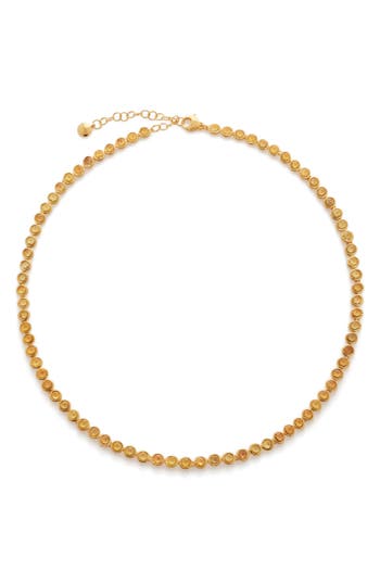 Monica Vinader X Kate Young Tennis Necklace