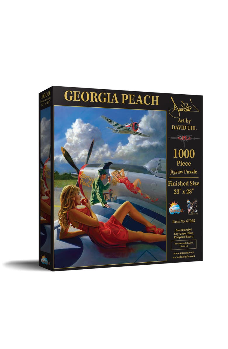 Sunsout Georgia Peach 1000 piece Jigsaw Puzzle for Adults, Main, color, Multicolor