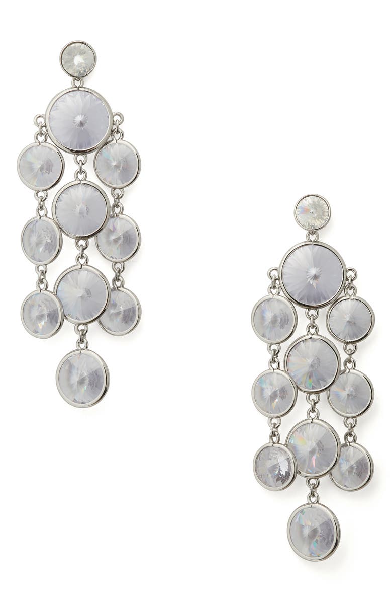 Kate Spade New York sparkling chandelier drop earrings, Main, color,