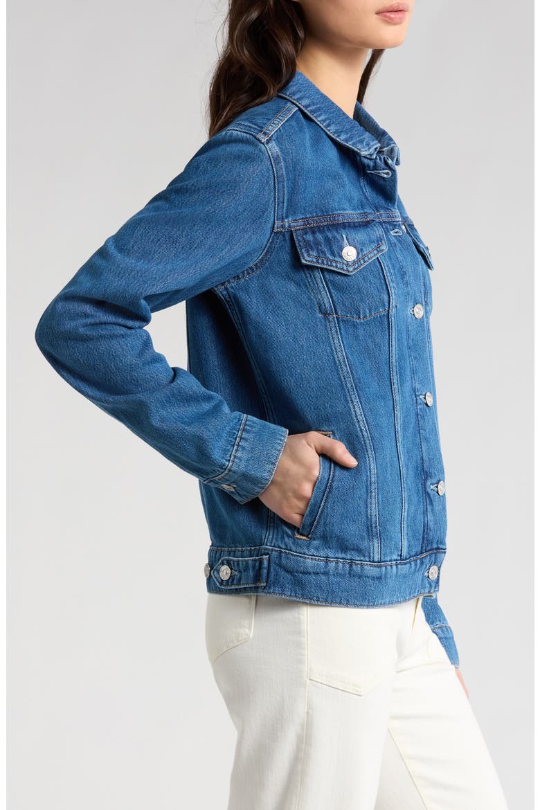Rowan Denim Trucker Jacket, Alternate, color, BELLISIMO
