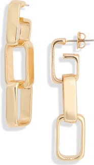 Leith Chain Link Drop Earrings