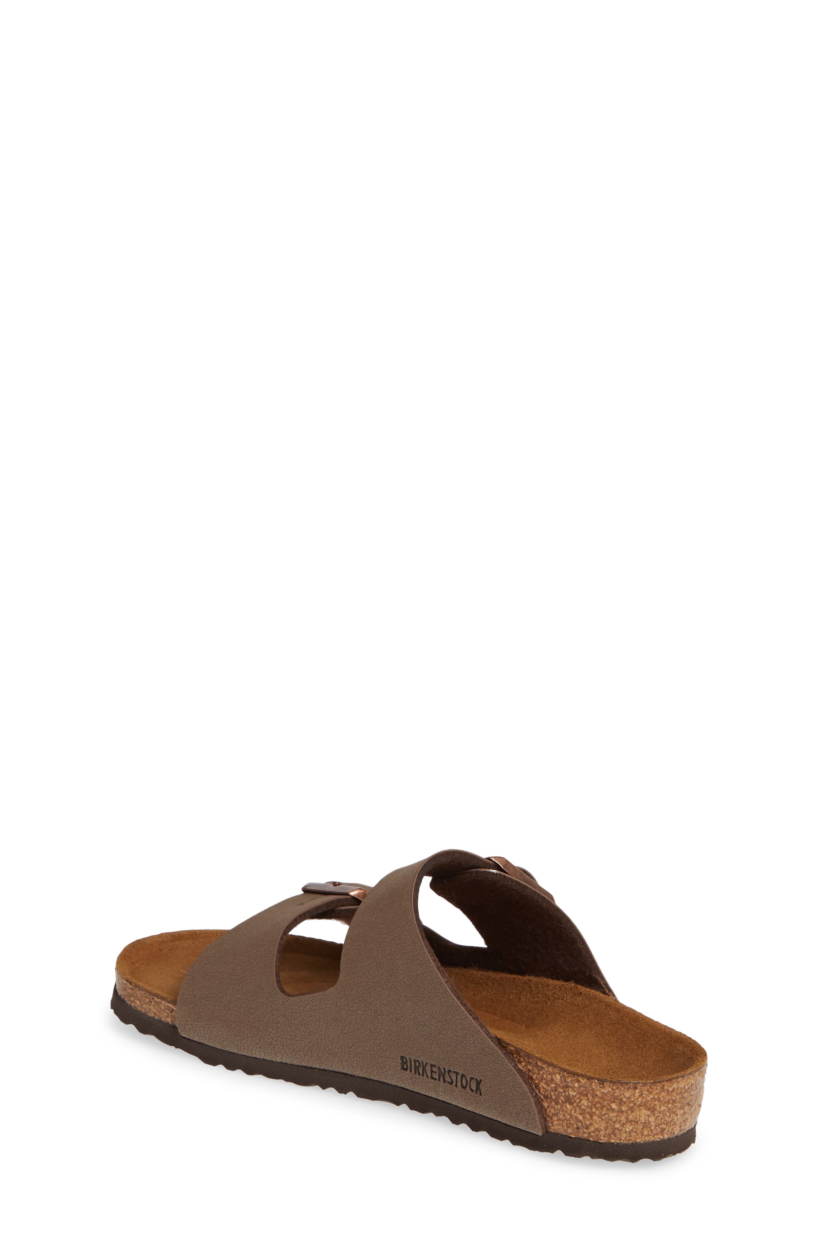 Birkenstock Kids' Arizona Slide Sandal, Alternate, color, Brown