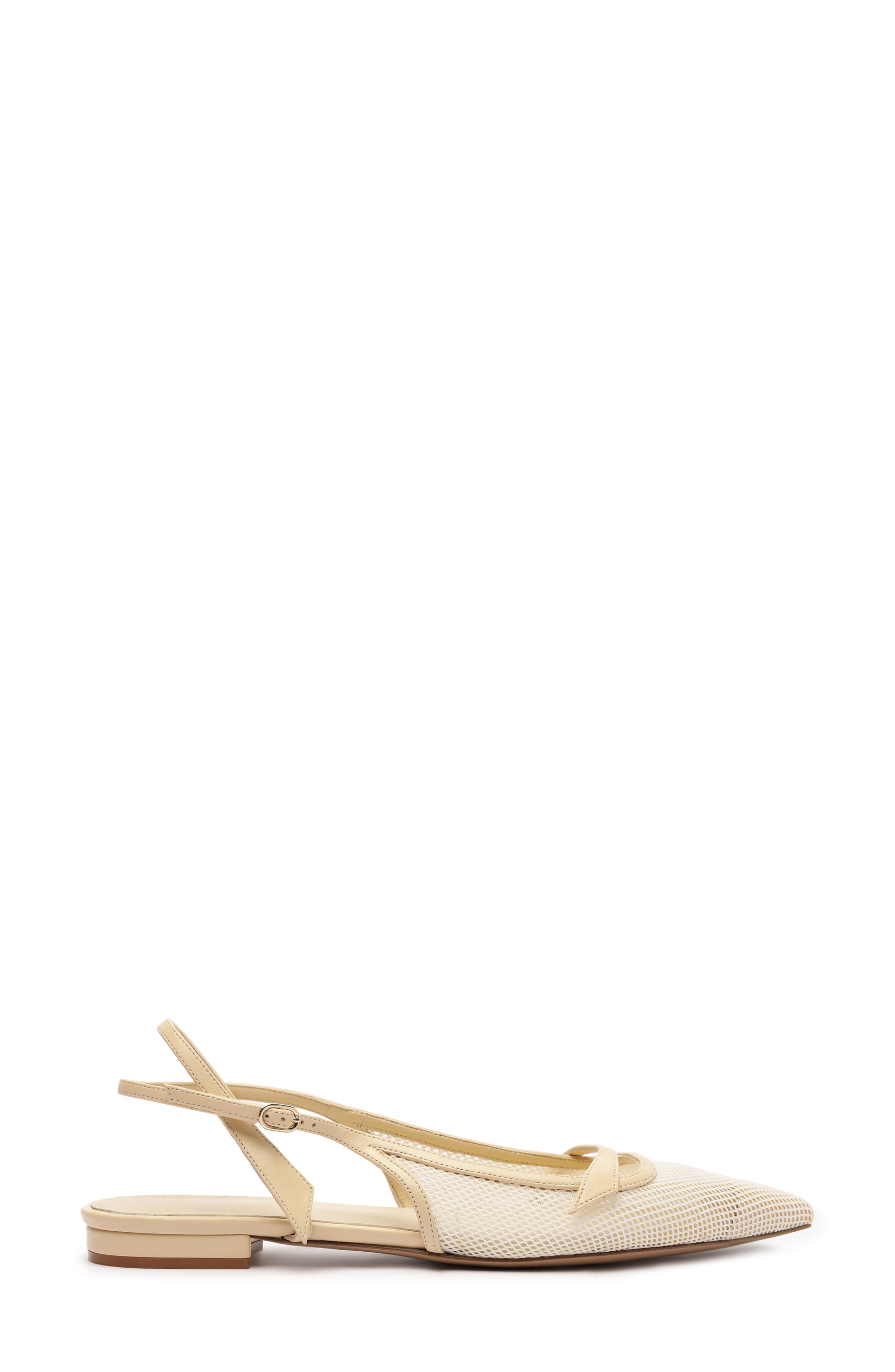 Alexandre Birman Tita Pointed Toe Slingback, Alternate, color, Creamy