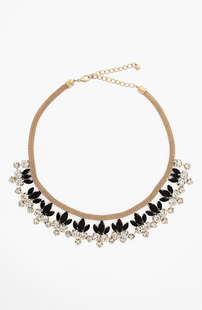 NATASHA Couture Floral Statement Necklace, Main, color, 