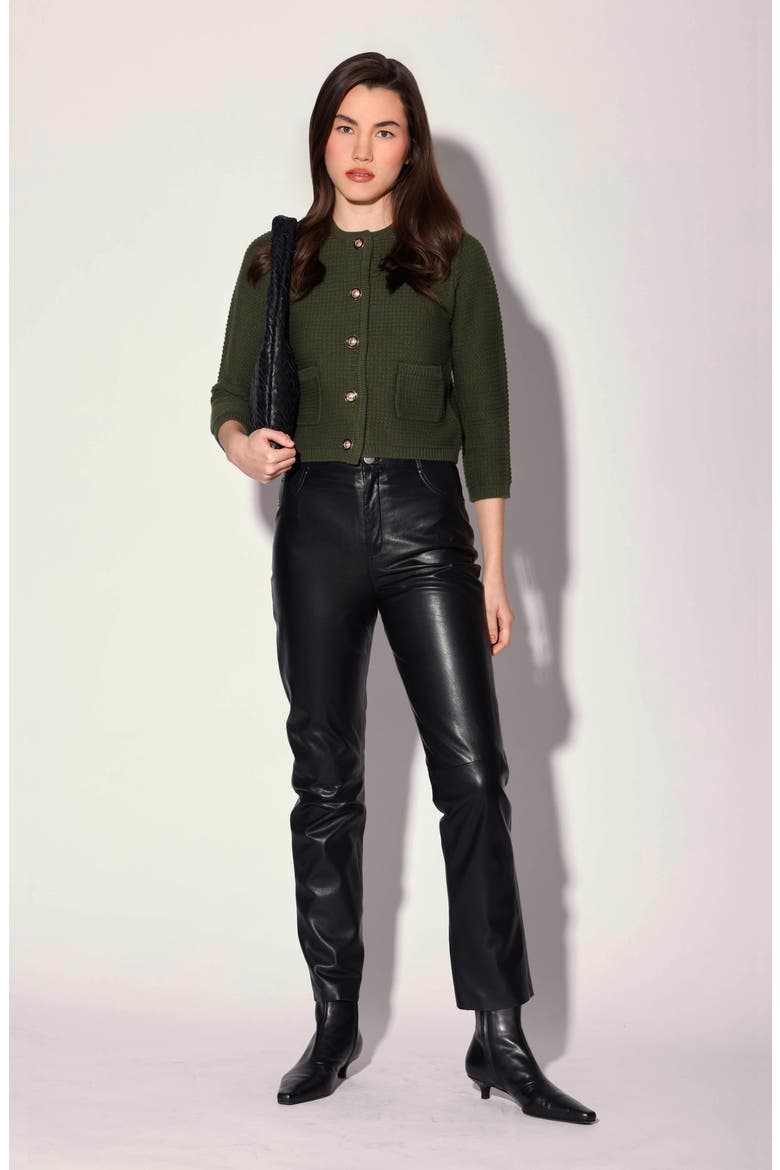 Janis Cardigan, Alternate, color, OLIVE
