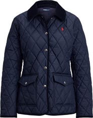 Polo Ralph Lauren Corduroy Collar Quilted Barn Jacket