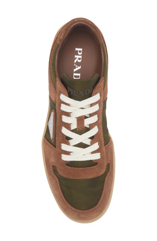 Prada Downtown Logo Low Top Sneaker In Multi
