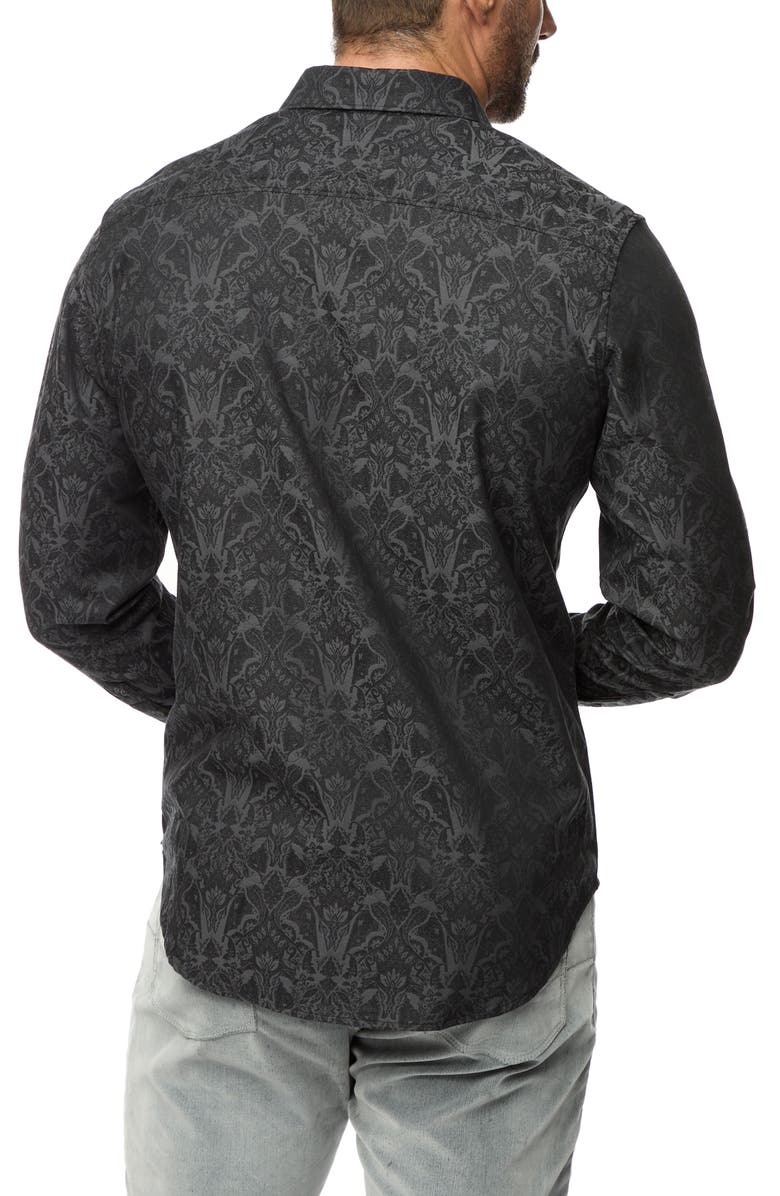 Robert Graham Highland Classic Fit Tapestry Print Cotton Button-Up Shirt, Alternate, color, 