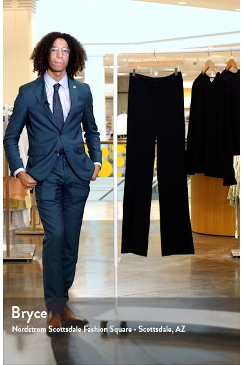 Flare Hem Ponte Pants video