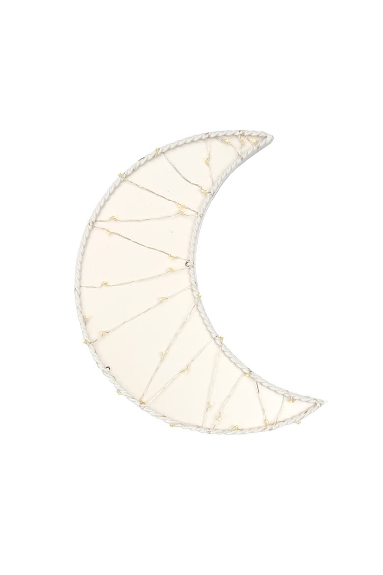 Signature Moon LED Light Up Wall Decor/Wall Hanging, Main, color, Cream