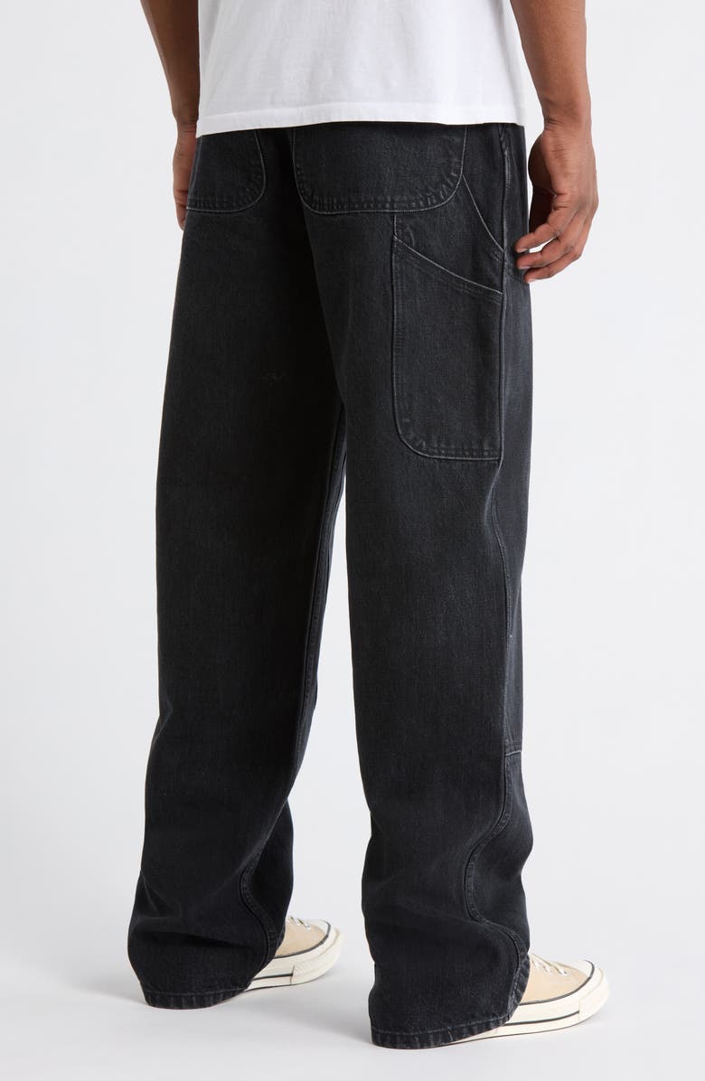 Brain Dead Wide Leg Jeans, Alternate, color, Washed Black