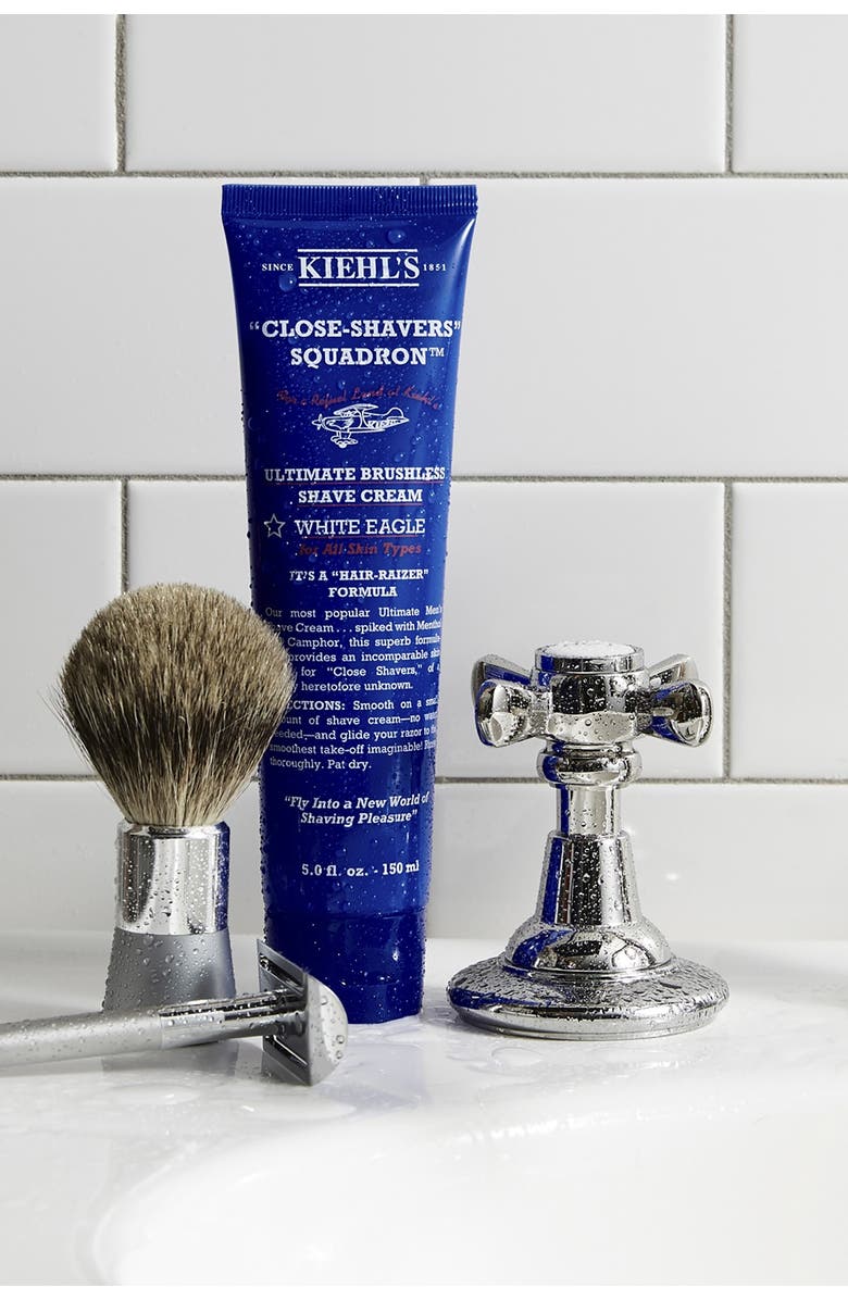 Kiehl's Since 1851 Ultimate Brushless Shave Cream - White Eagle. 8 OZ, Alternate, color, 