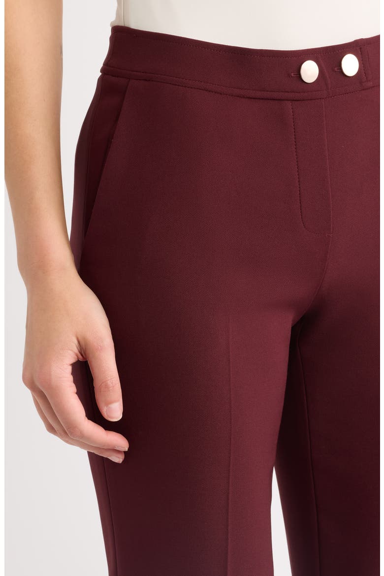 Straight Leg Pull On Pants, Alternate, color, BAROLO