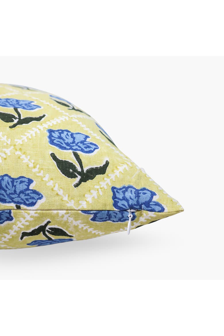 Noor Throw Pillow Cover, Alternate, color, Butter Yellow
