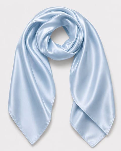 Pure Silk Classic Elegant Square Scarf