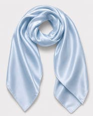 SILKSILKY Pure Silk Classic Elegant Square Scarf
