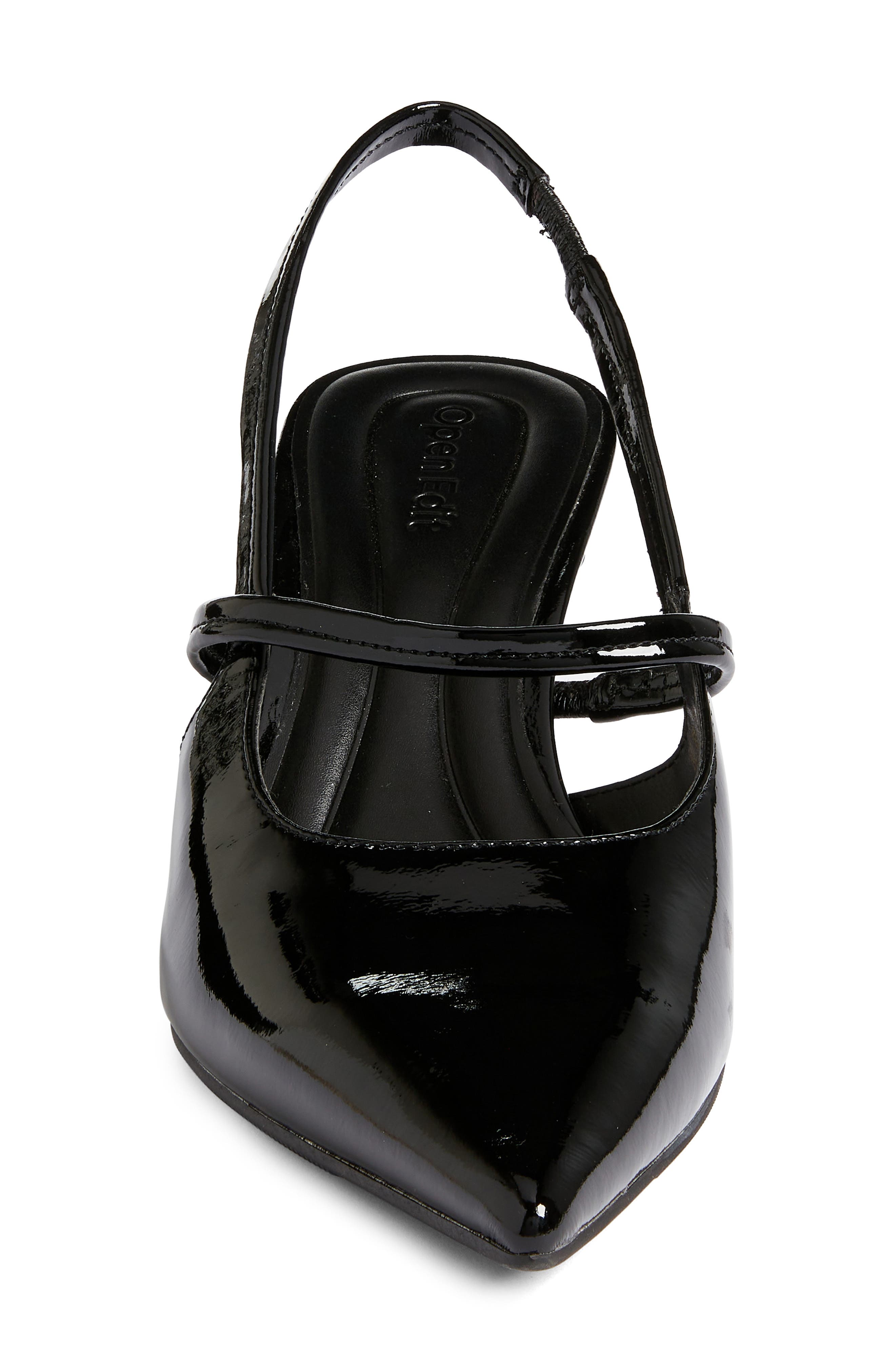 Open Edit Sophia Pointed Toe Slingback Pump, Alternate, color, 