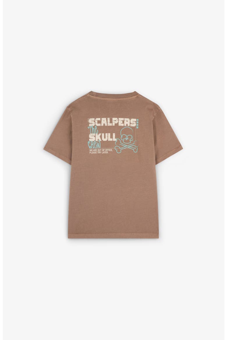 Crewtee Kids, Alternate, color, Brown