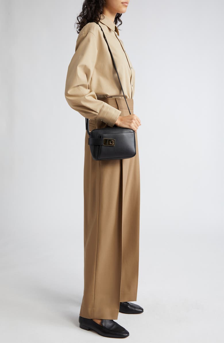 FERRAGAMO Archive Gancini Camera Crossbody Bag, Alternate, color,