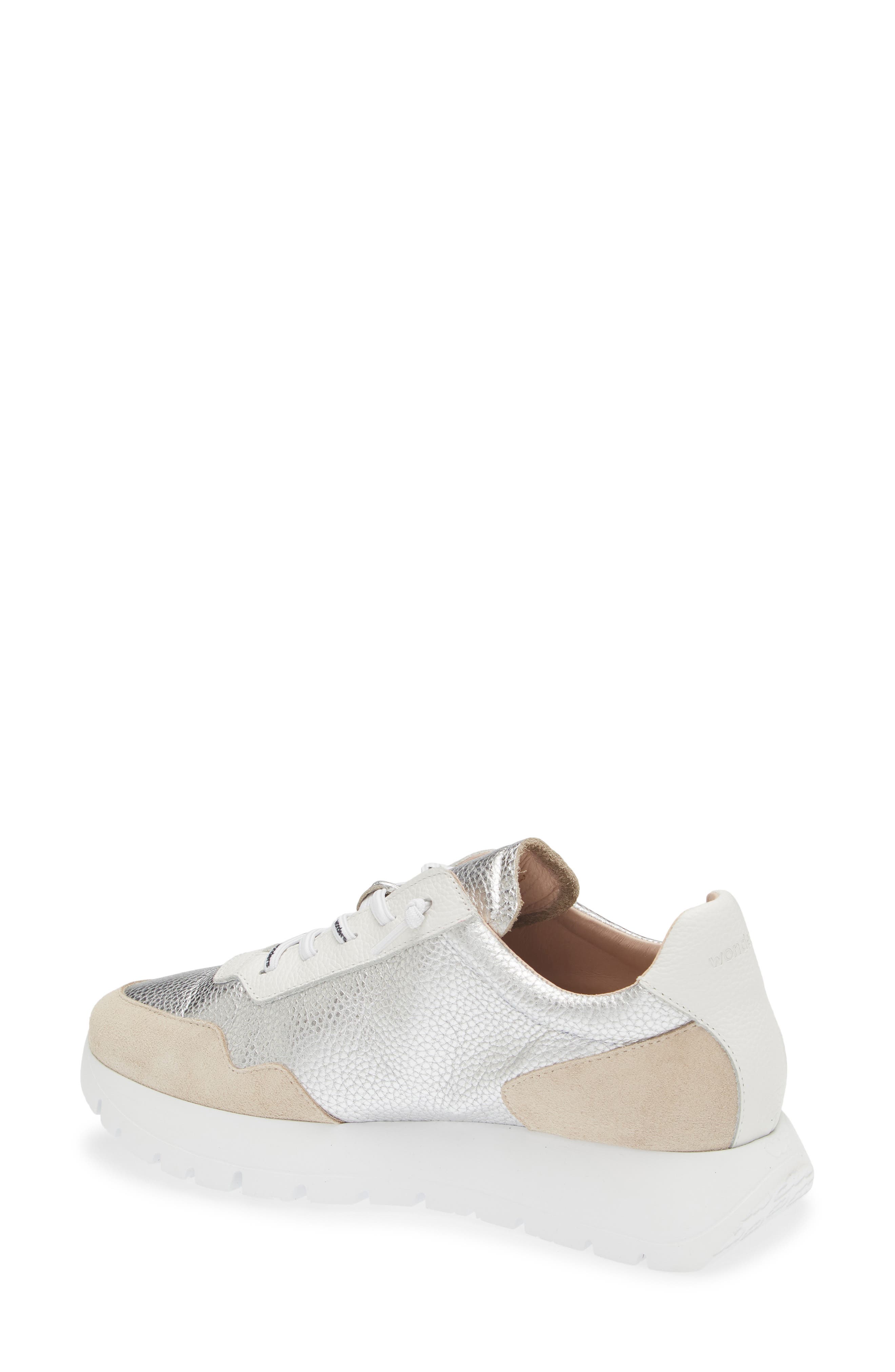 Wonders Platform Sneaker, Alternate, color, Plata/ Aura