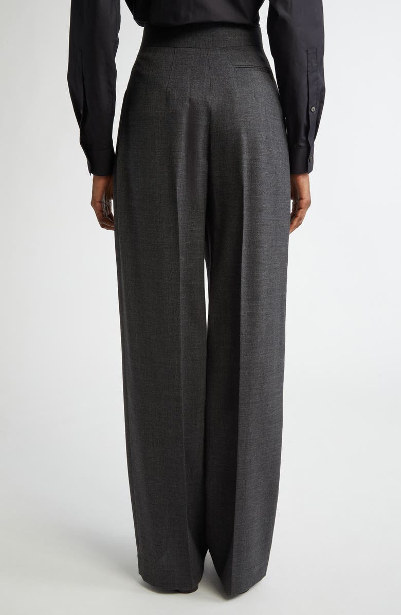 The Row Gordon Virgin Wool Wide Leg Pants, Alternate, color,