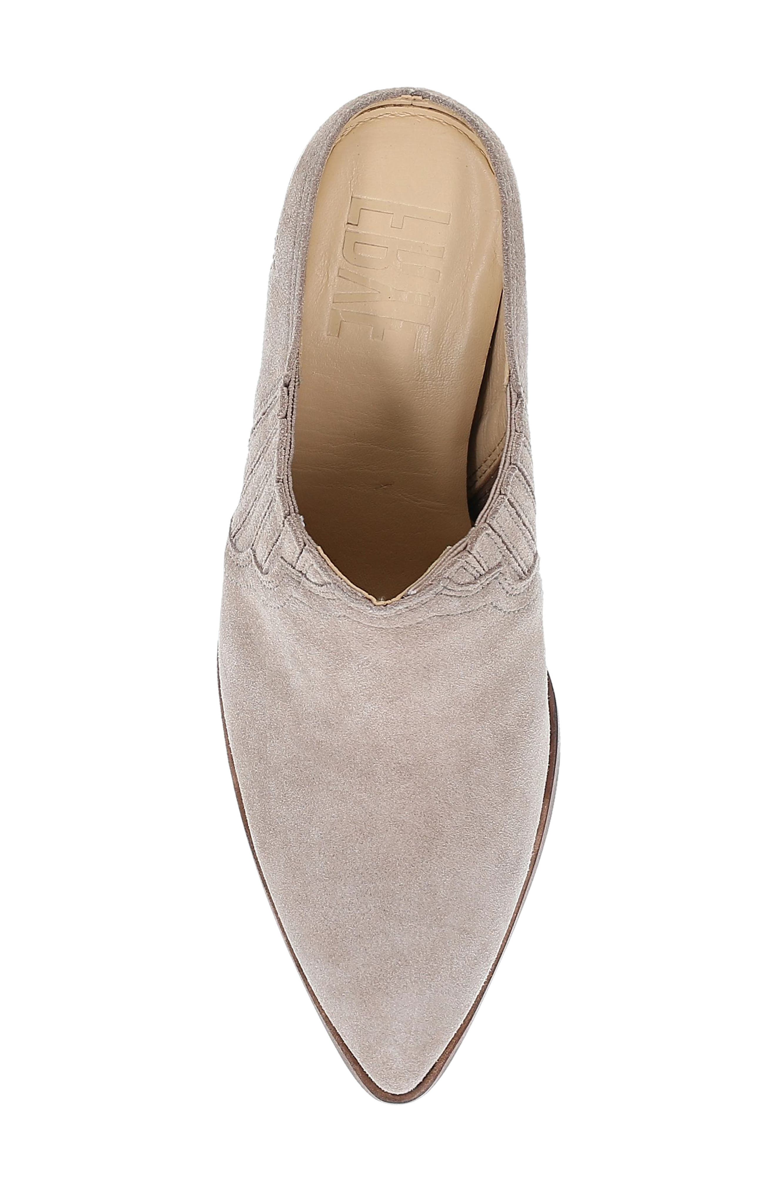 Frye Sara Pointed Toe Mule, Alternate, color, Taupe