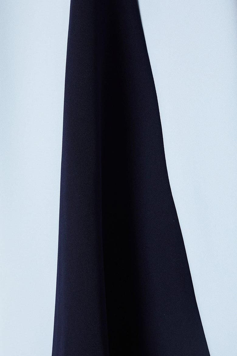 Crepe Color Block Midi Dress, Alternate, color, Pale Blue