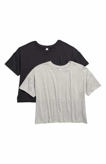 2-Pack Deluxe Cropped T-Shirts